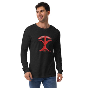 Out Of Texas Black Heather / XS Unisex Long Sleeve Tee Out_Of_Texas
