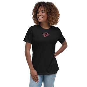 Out Of Texas Black / S Women's Relaxed T-Shirt Out_Of_Texas