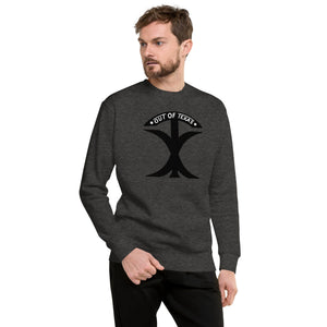 Out Of Texas Charcoal Heather / S Unisex Premium Sweatshirt Out_Of_Texas