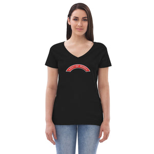 Out Of Texas Ladies Tees Black / S Women’s recycled v-neck t-shirt Out_Of_Texas