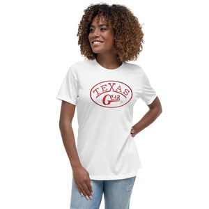 Texas Gear Ladies Tees White / S Women's Relaxed T-Shirt Out_Of_Texas