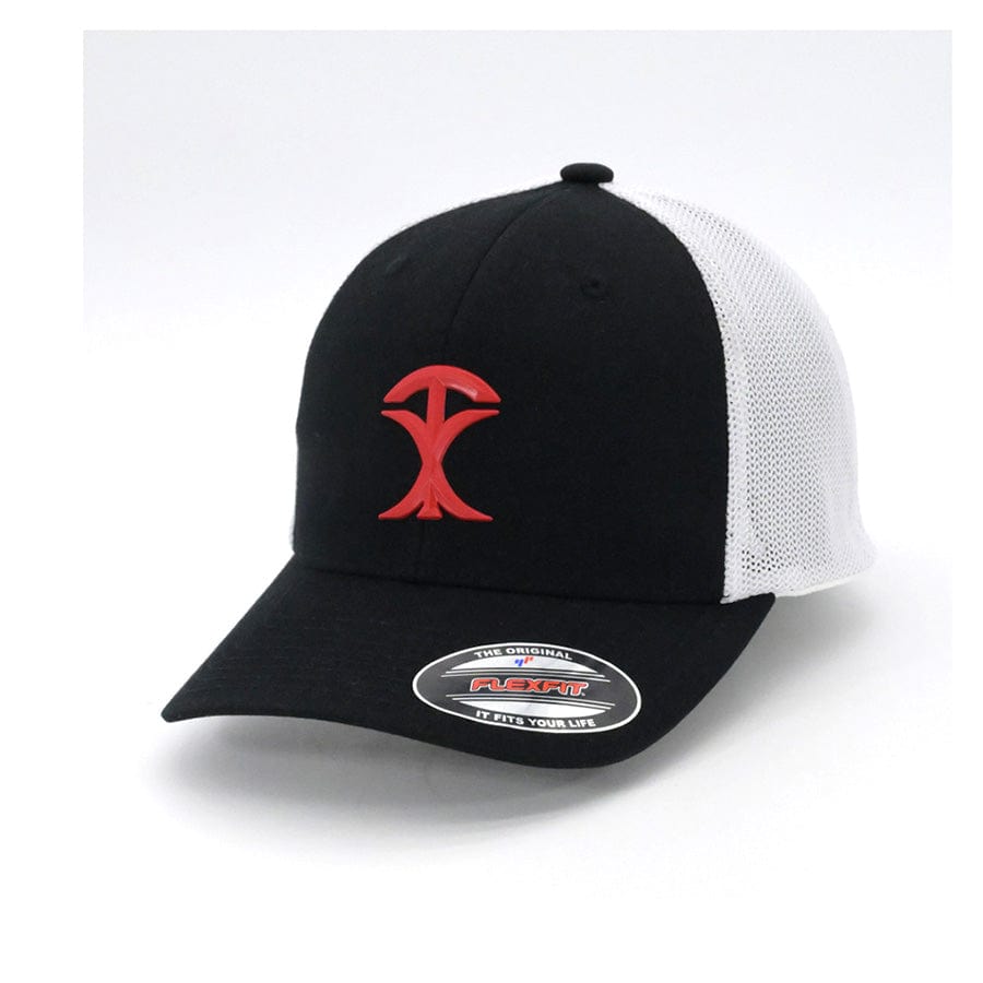 Trucker Cap Two Tone Fitted Style. Decorated With Out Of Texas 3D Embl | Flex Caps